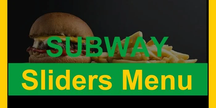 Subway sliders menu